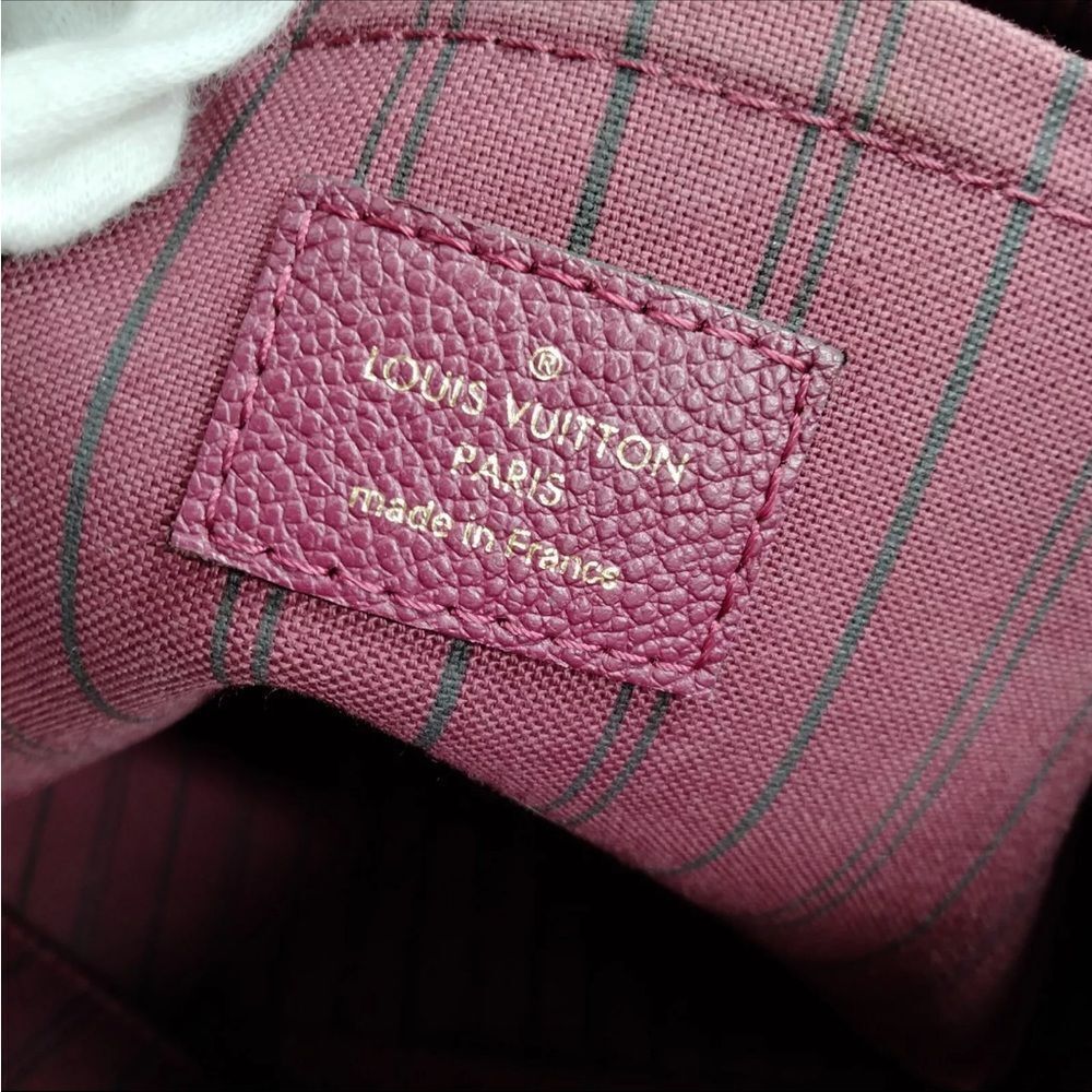 Auth Louis Vuitton LV Shoulder Bag M50638  MAZARINE PM Red Monogram Empreinte - Picture 15 of 16